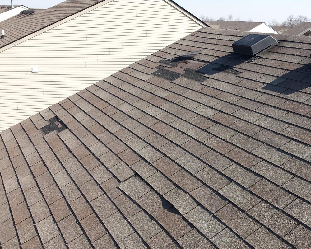 Indianapolis storm damage roof replacement contractor