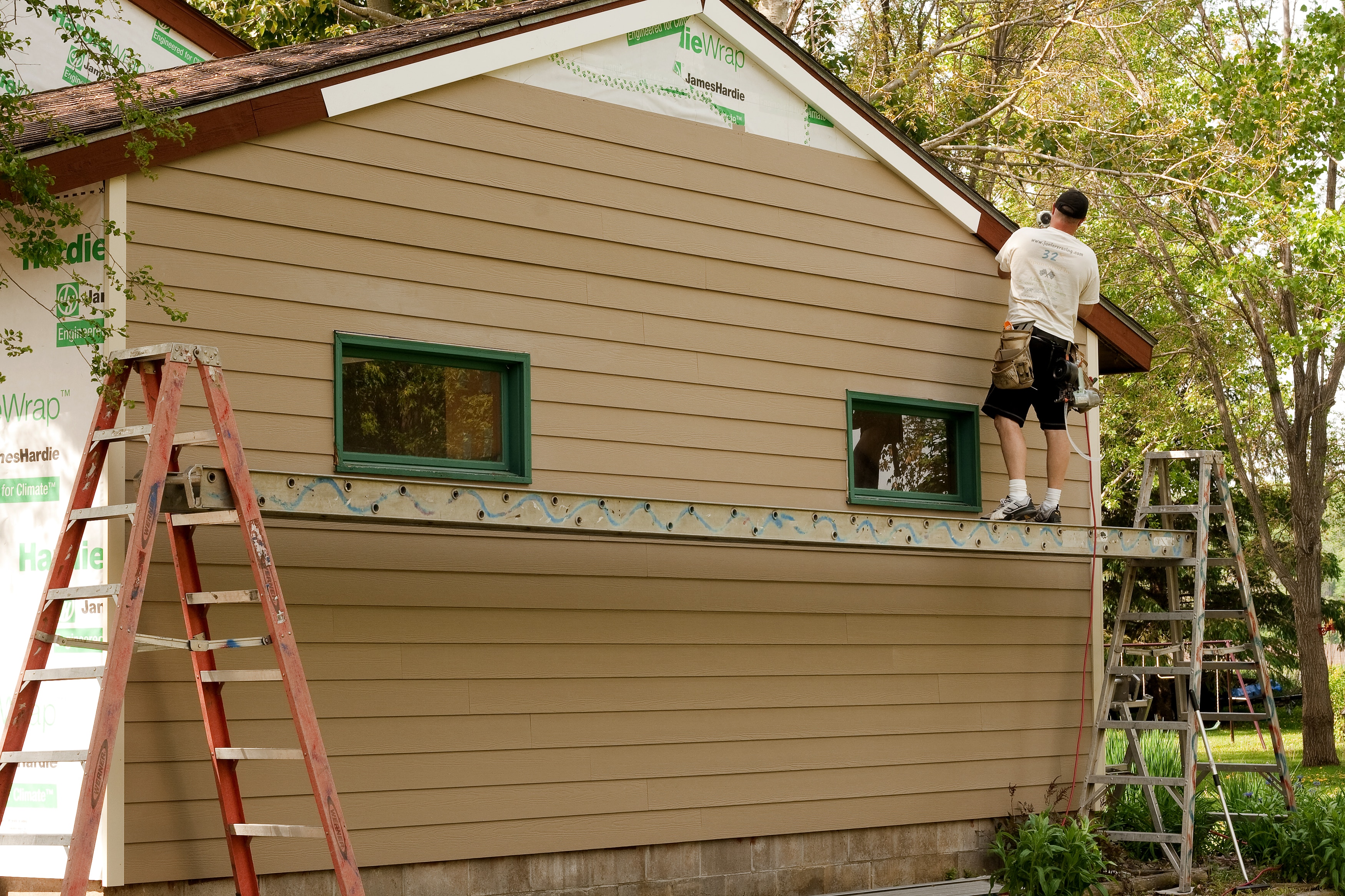 James Hardie fiber cement siding